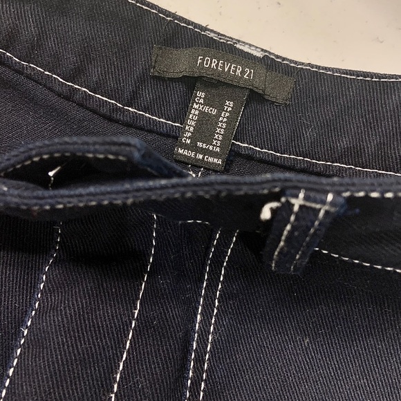 Forever 21 crop wide-leg jeans - Picture 3 of 5